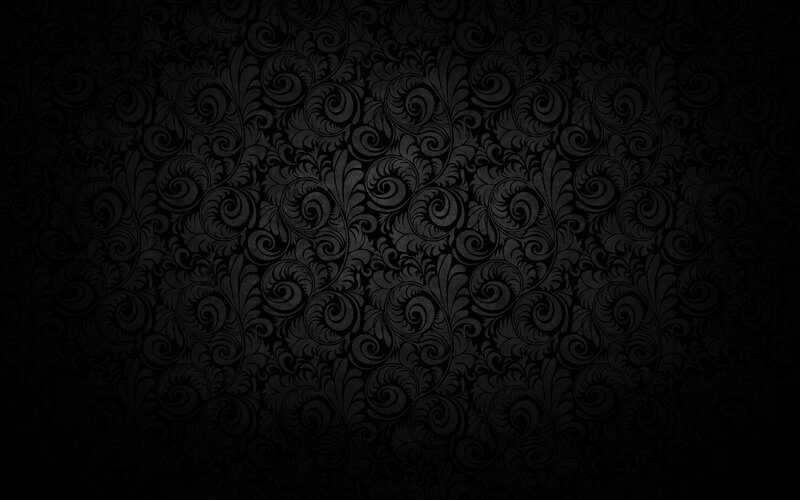 black floral pattern wallpaper