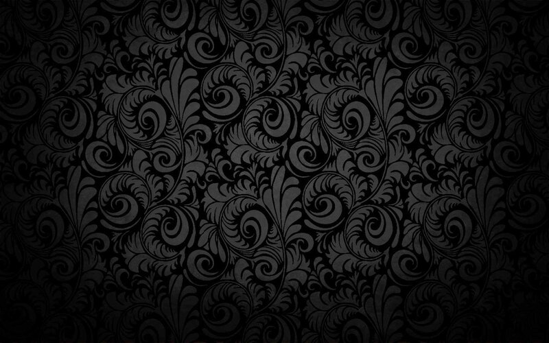 black floral pattern wallpaper