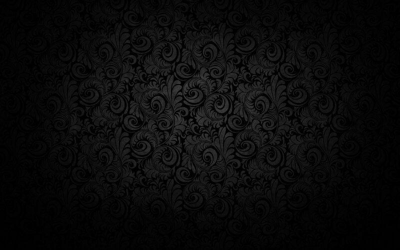 black floral pattern wallpaper