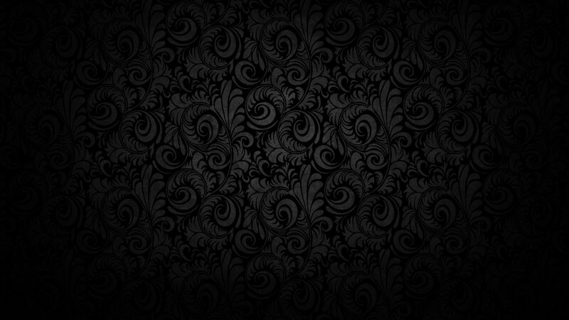 black floral pattern wallpaper
