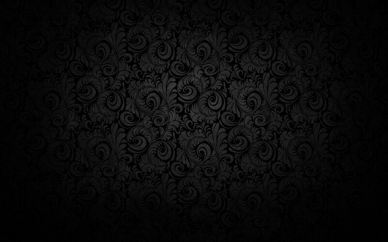 black floral pattern wallpaper