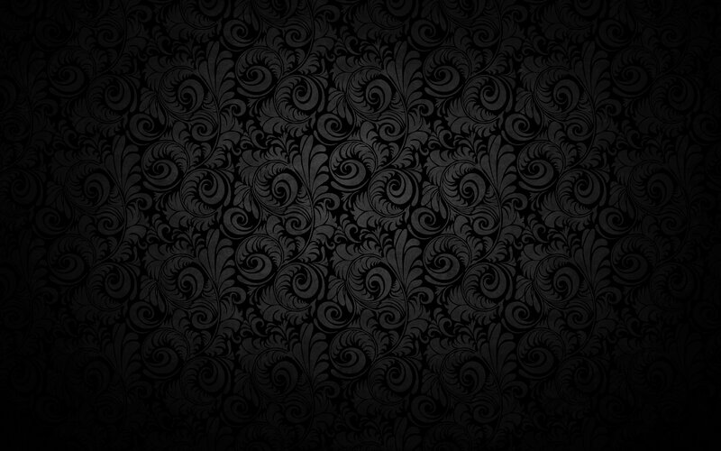 black floral pattern wallpaper