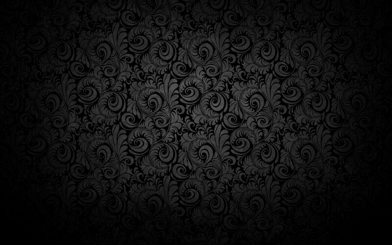 black floral pattern wallpaper