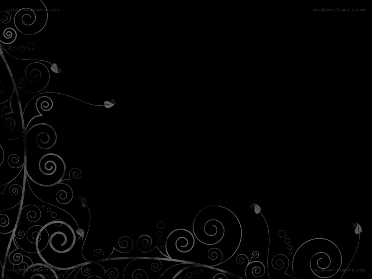 black floral swirl background