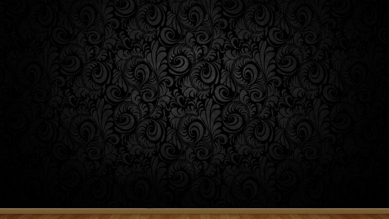 black floral wallpaper design