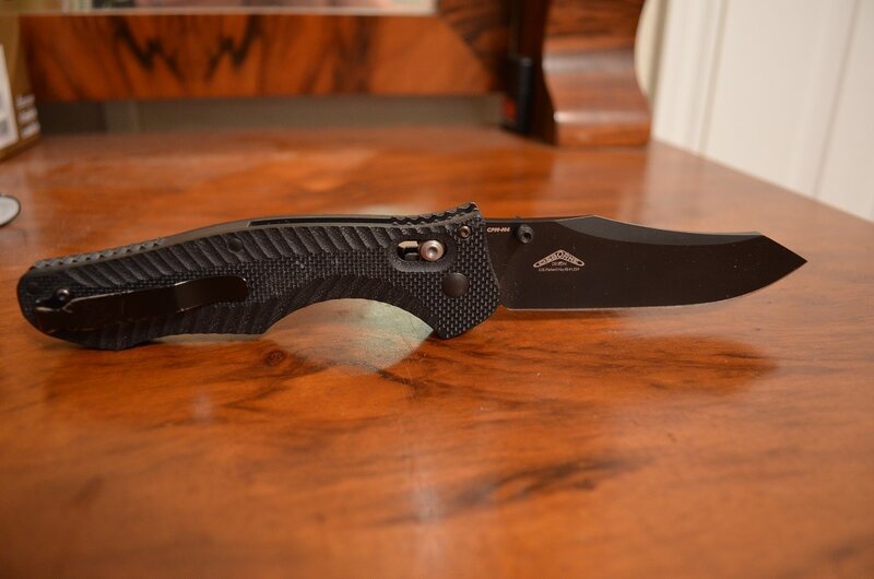 Black Folding Knife — Neutral, Photograph, Table