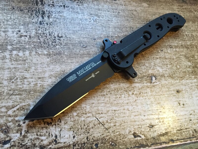 Black Folding Knife — Neutral, Photograph