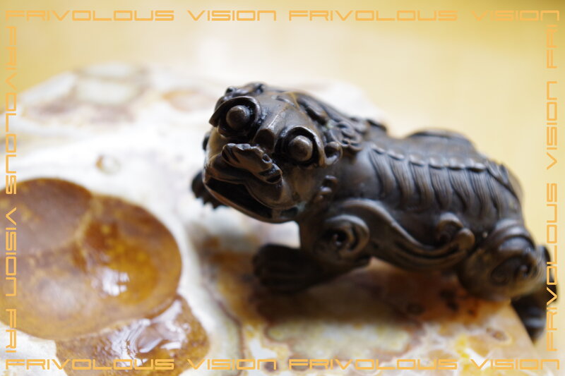 Black Foo Dog Figurine