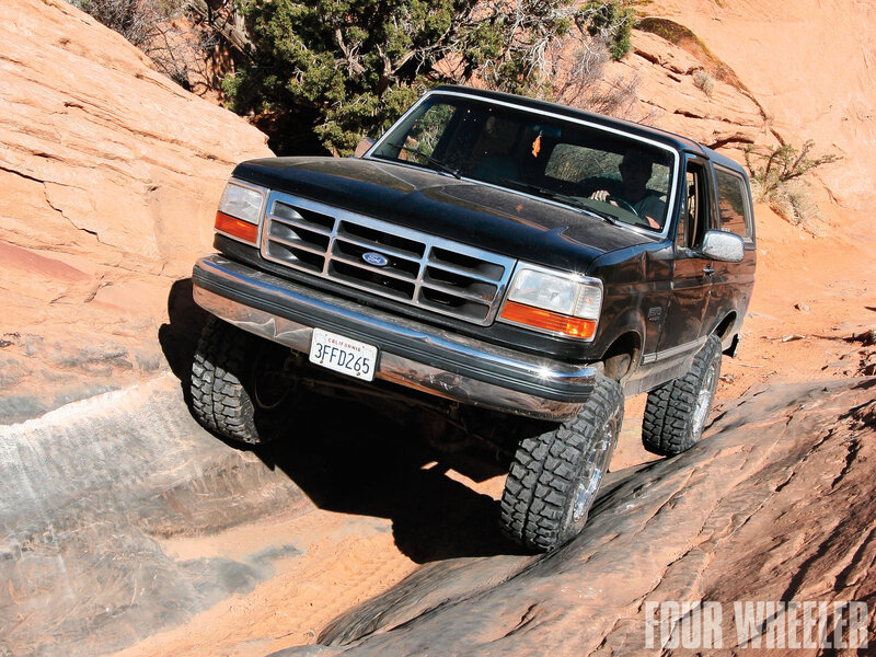 Black Ford Bronco