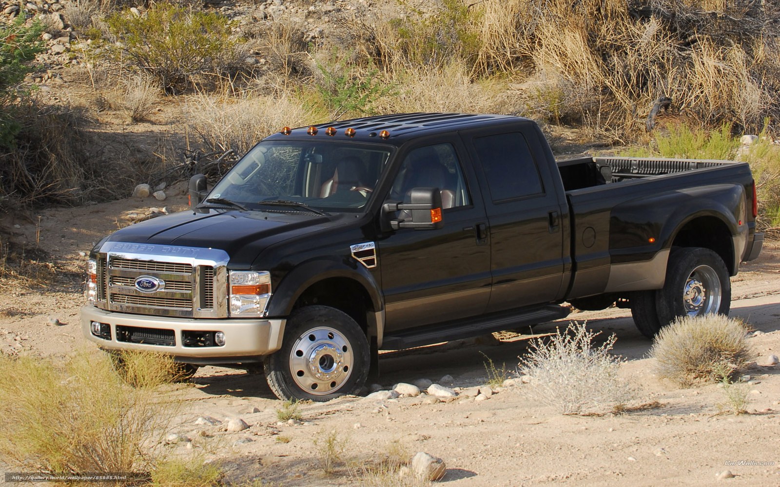 black ford dually truck