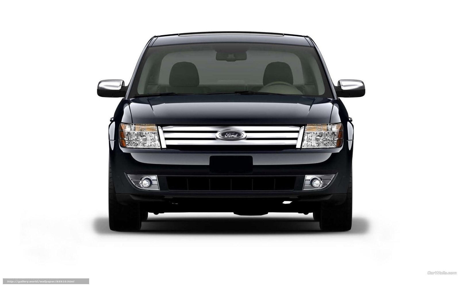 black ford explorer front view