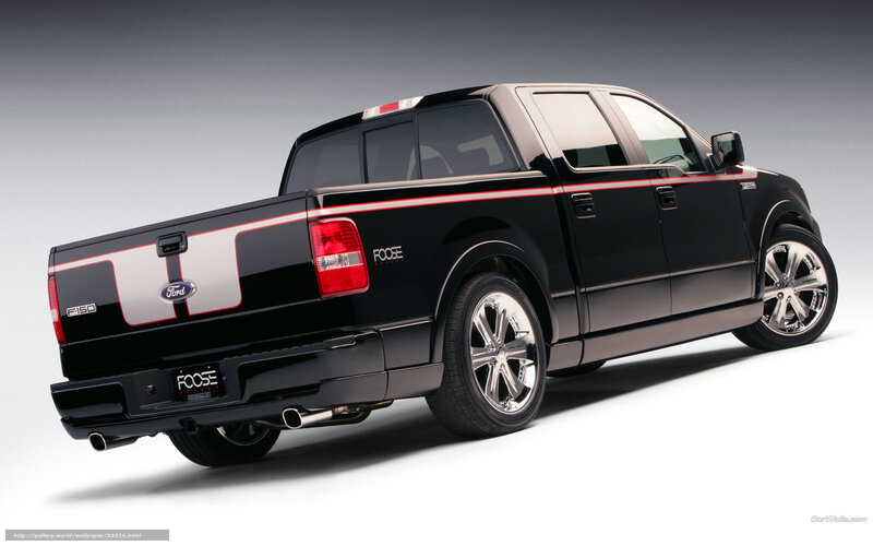 black ford f-150 foose truck