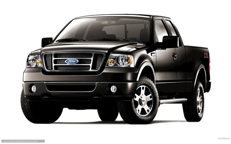 Black Ford F-150 Pickup — Neutral