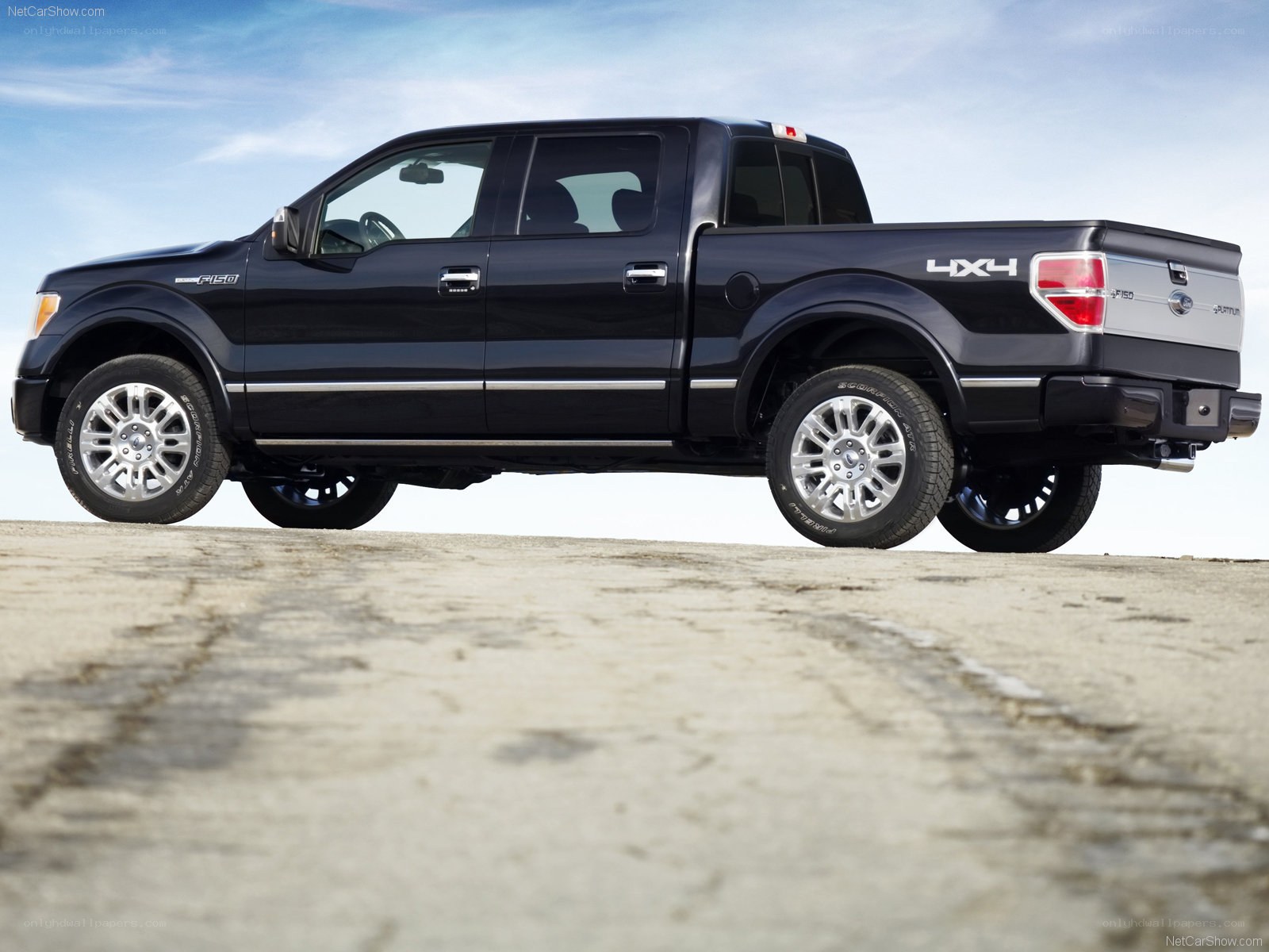 Black Ford F-150 Platinum