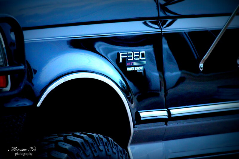 Black Ford F-350 Truck