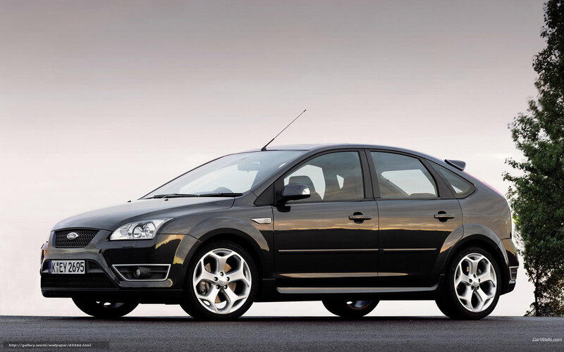 black ford focus hatchback