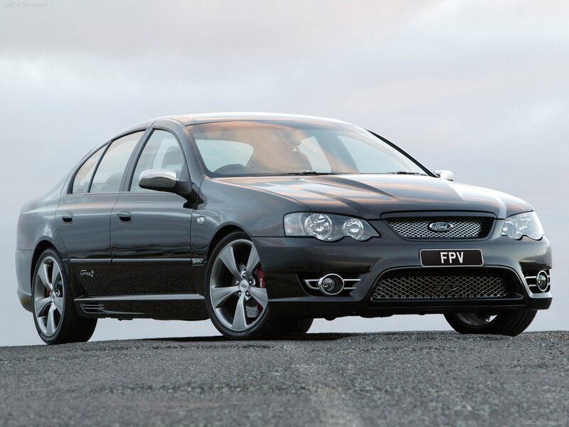 Black Ford FPV sedan