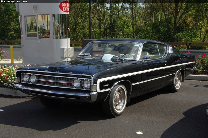 Black Ford Galaxie GT classic car