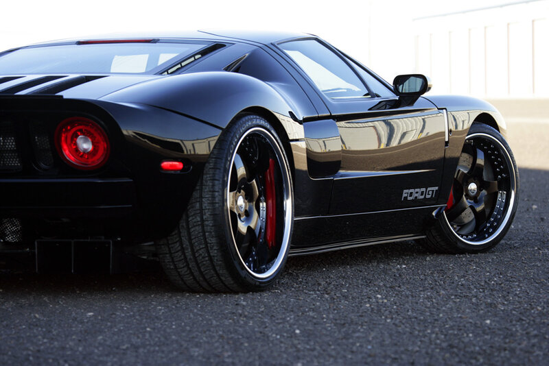 Black Ford Gt Car — Dramatic