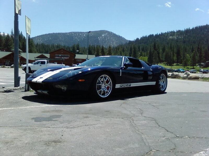 Black Ford GT Car — Outdoor