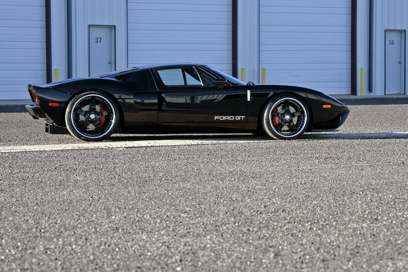 Black Ford GT sports car