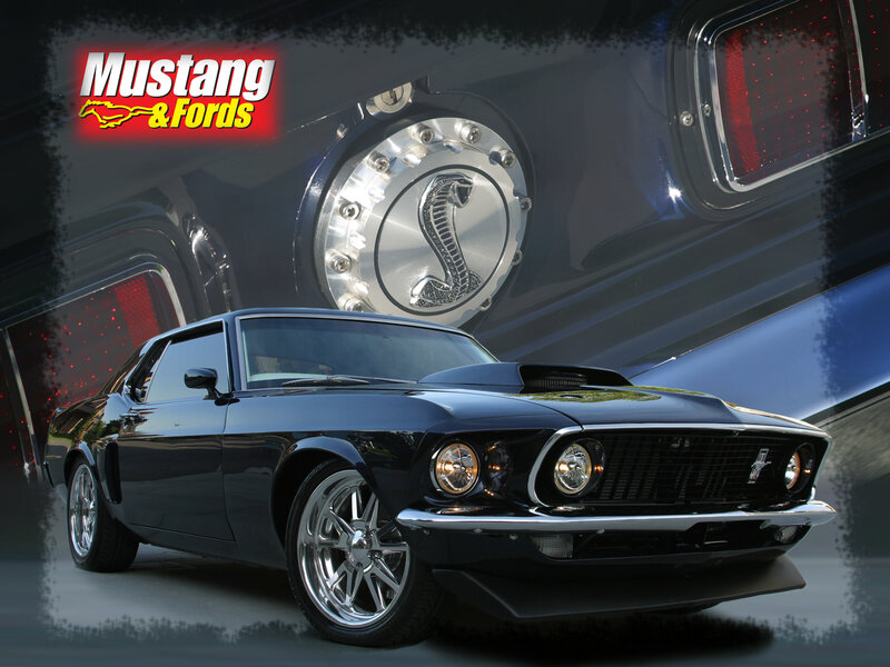 Black Ford Mustang Cobra