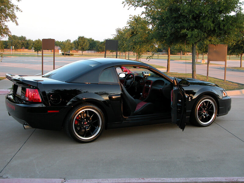 Black Ford Mustang Cobra
