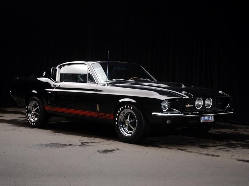 Black Ford Mustang Cobra