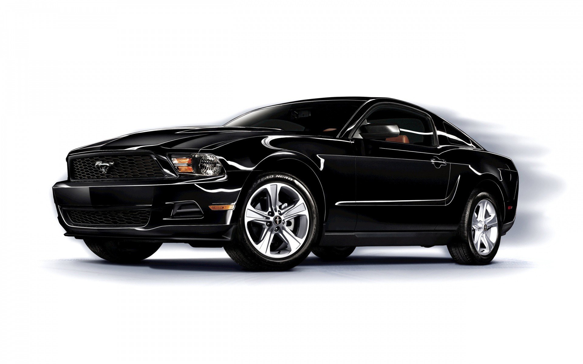 Black Ford Mustang coupe
