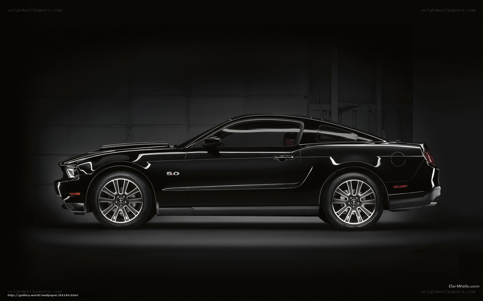 Black Ford Mustang GT