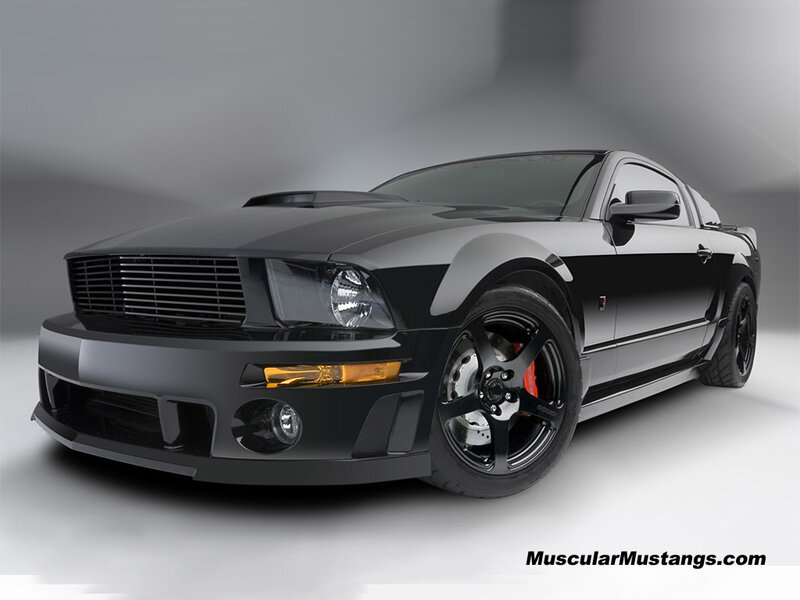 Black Ford Mustang GT