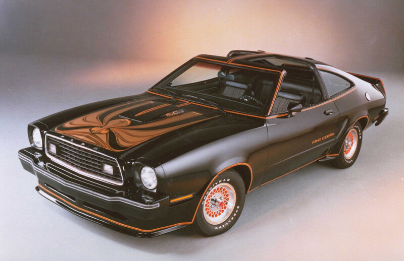 Black Ford Mustang King Cobra
