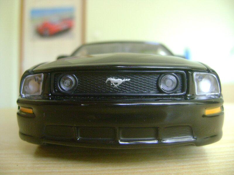 Black Ford Mustang Model