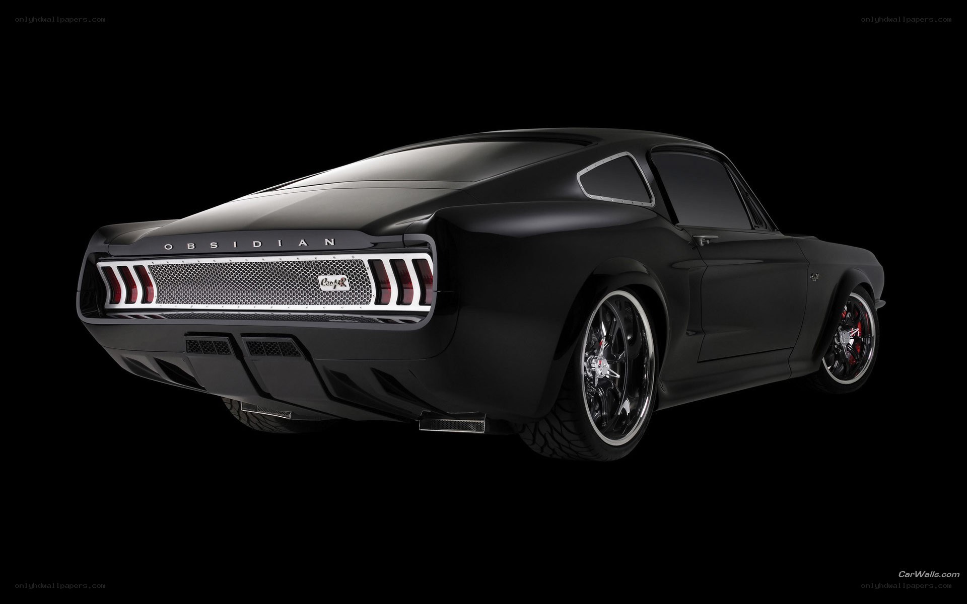 Black Ford Mustang Obsidian