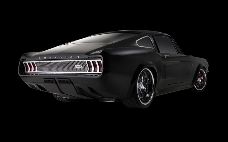 Black Ford Mustang Obsidian