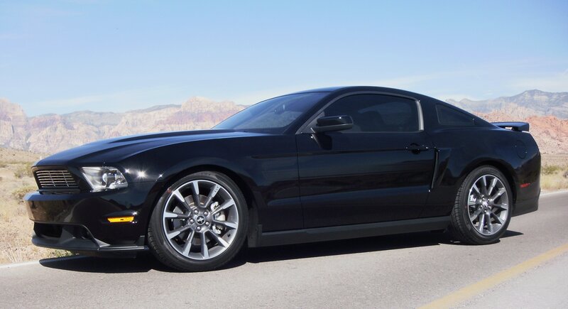 Black Ford Mustang — Serene