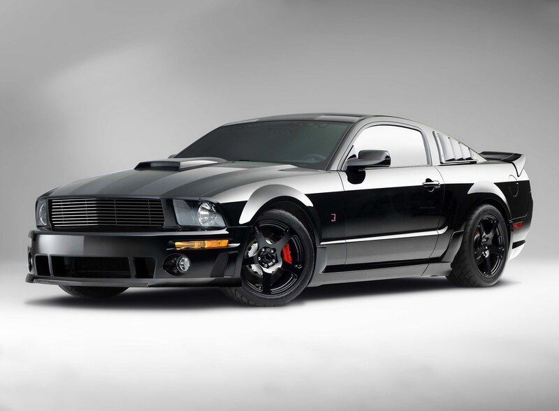 black ford mustang shelby