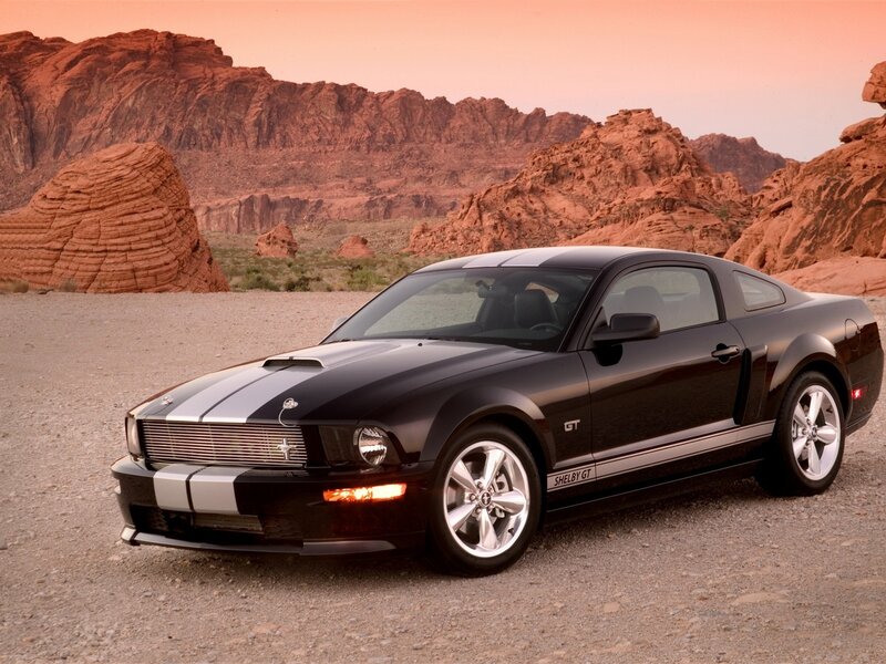 Black Ford Mustang Shelby GT