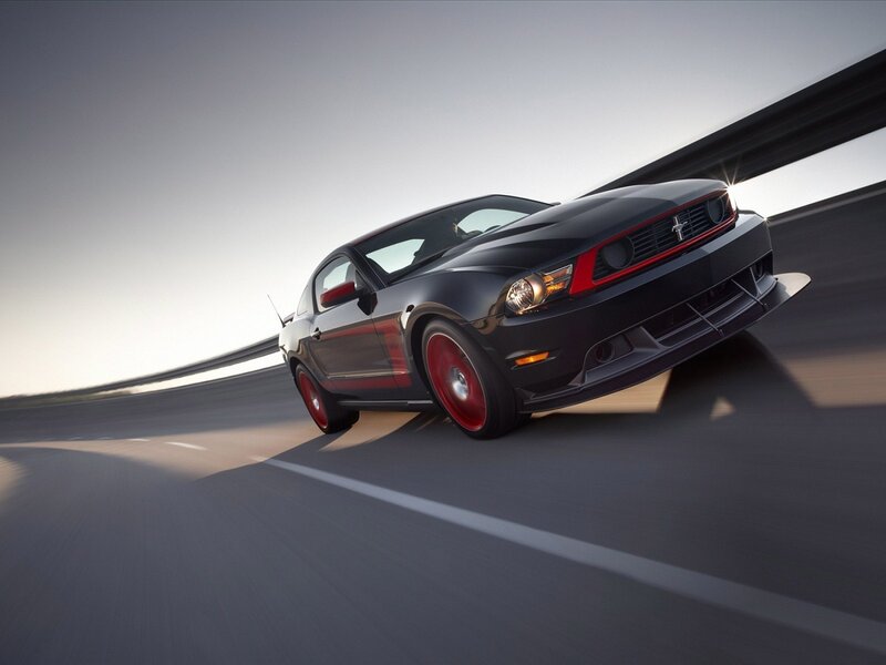 Black Ford Mustang