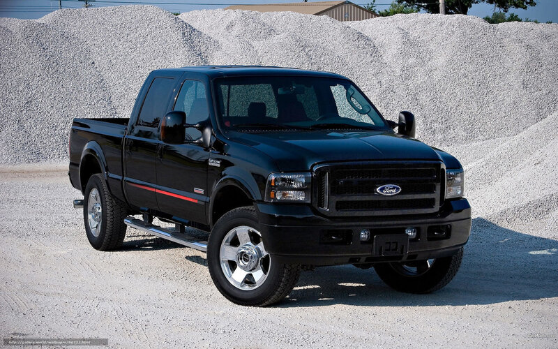 Black Ford Pickup Truck — Neutral