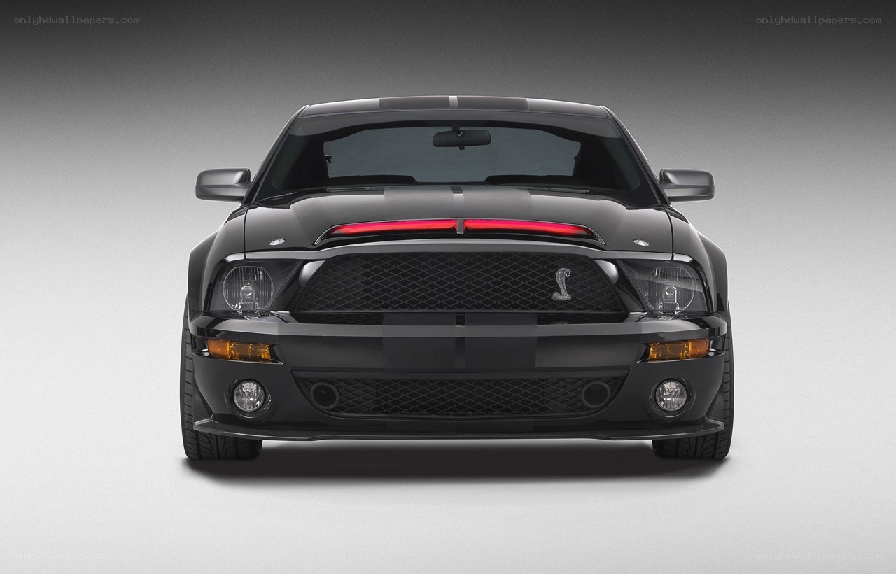 black ford shelby gt500