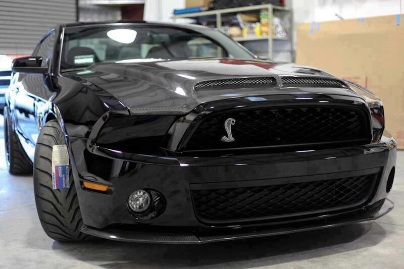 Black Ford Shelby Mustang