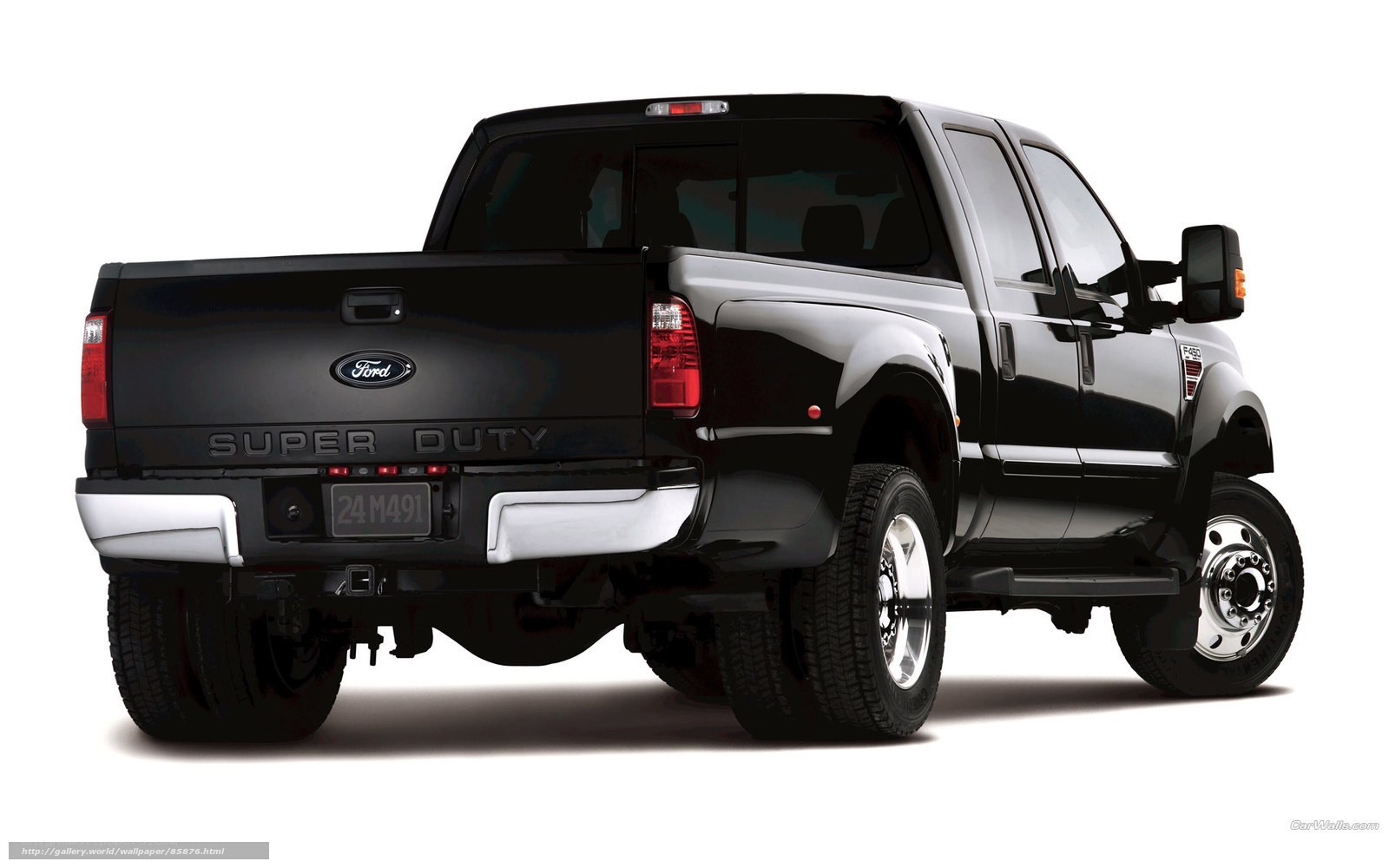 Black Ford Super Duty truck