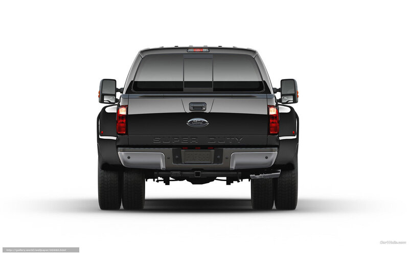 black ford super duty truck