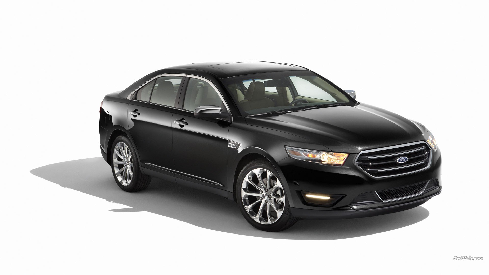black ford taurus sedan