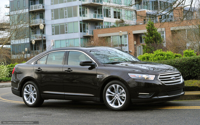 Black Ford Taurus Sedan — Calm, Afternoon