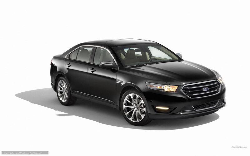 black ford taurus sedan