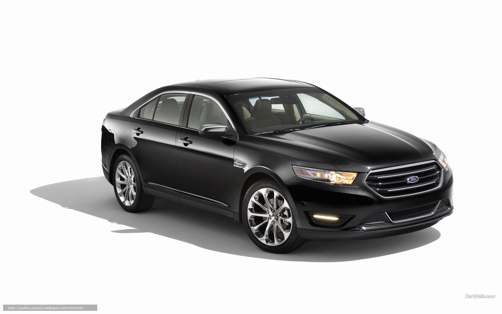 black ford taurus sedan