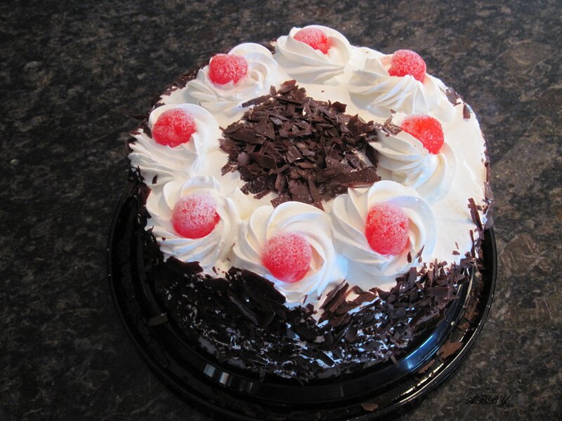 Black Forest Cake — White