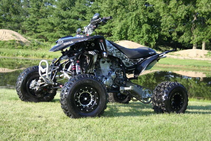 Black Four-wheeler ATV